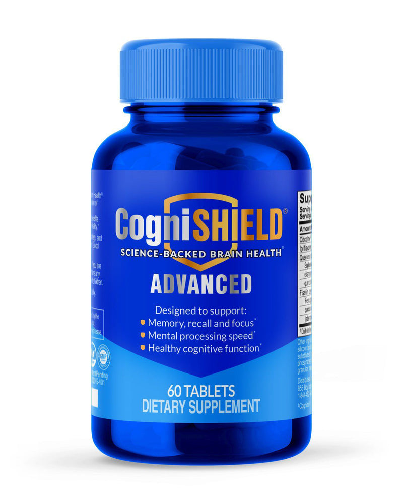 CogniSHIELD® Advanced: Science-Backed Brain Health® Supplement - 1 Bottle
