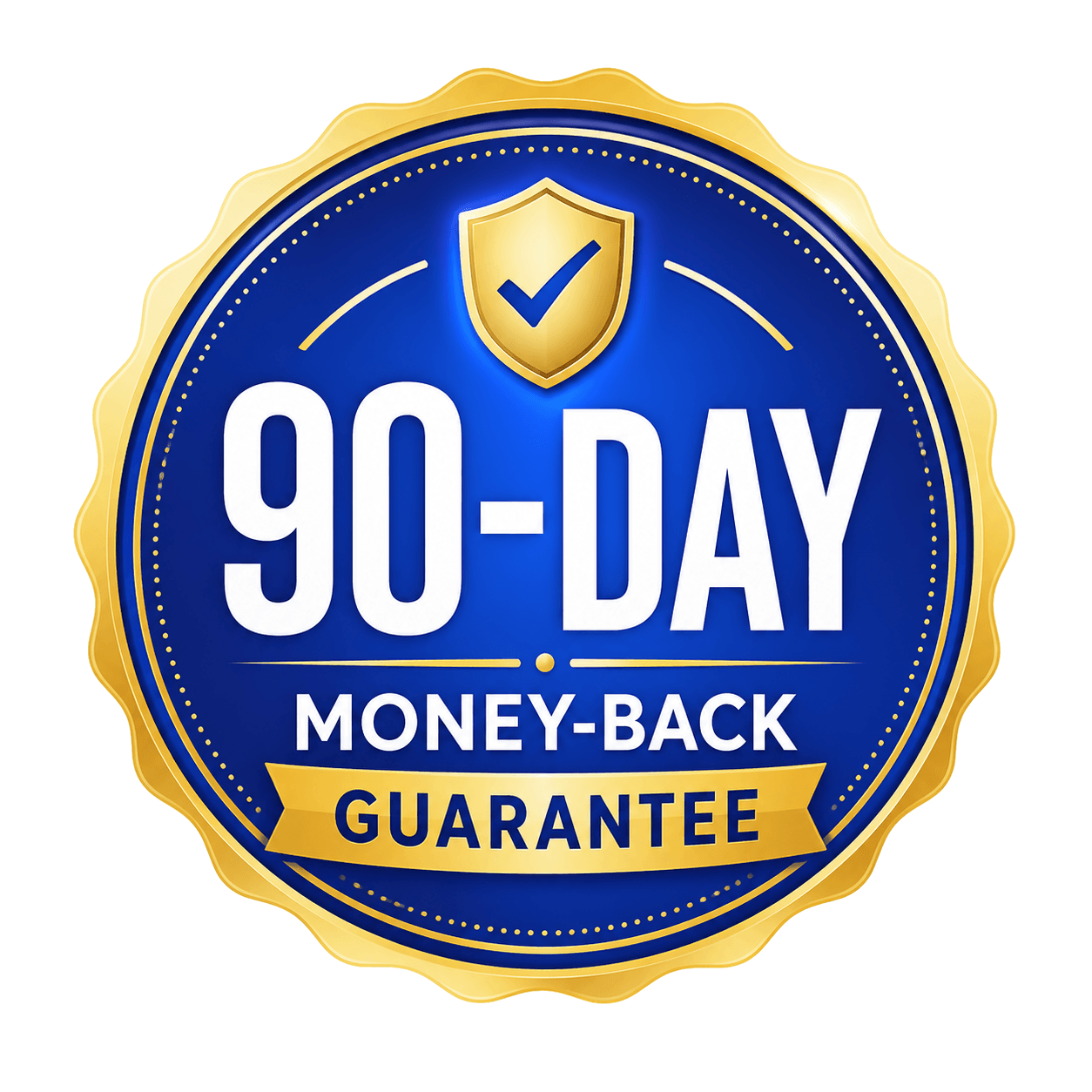 90-day money-back guarantee